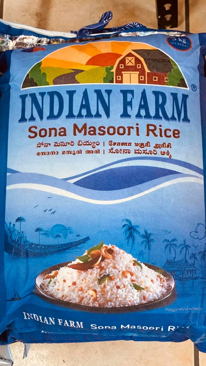 Indian Farm Sona Masoori Rice 5kg