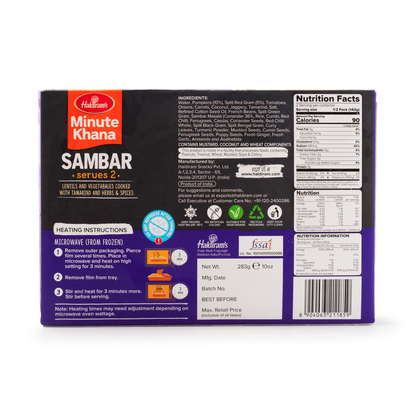 Haldiram Sambar (Frozen) 283gm