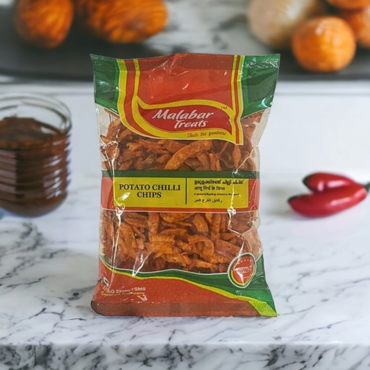 Malabar Treats Potatoe Chilli Chips 200gm