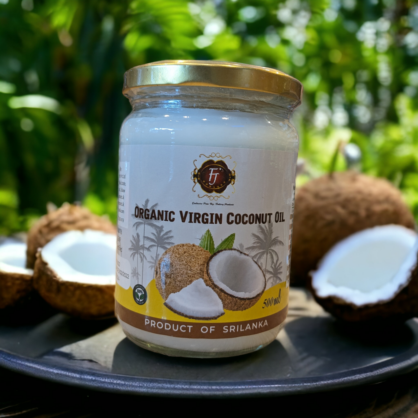 FJ Organic Virgin Coconut Oil 500ml