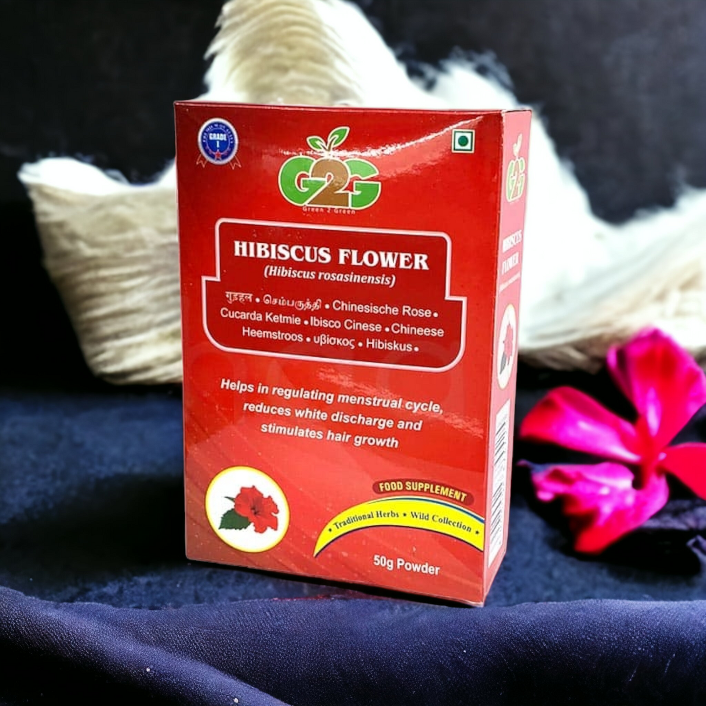 G2G Hibiscus Flower Powder 50gm