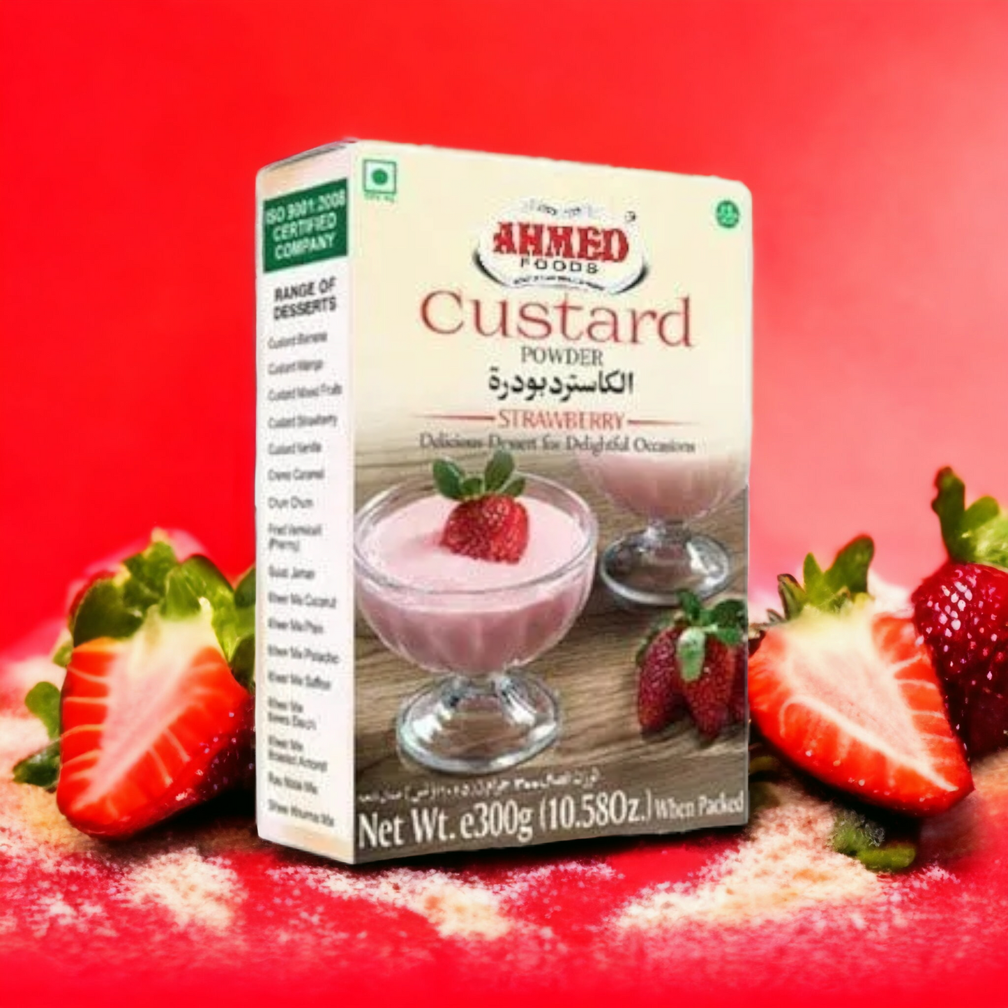 Ahmed Strawberry Custard 285gm