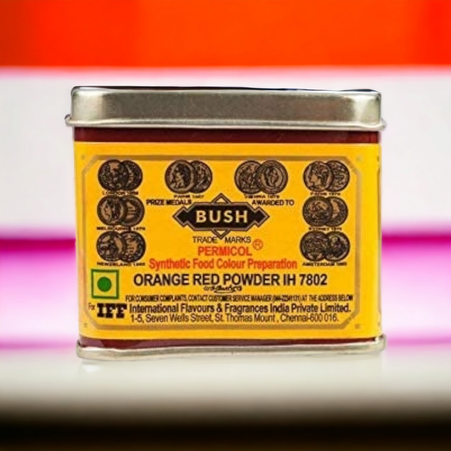 Bush Orange Red Powder