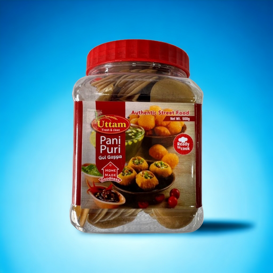 Uttam Pani Puri Chips Jar 1kg