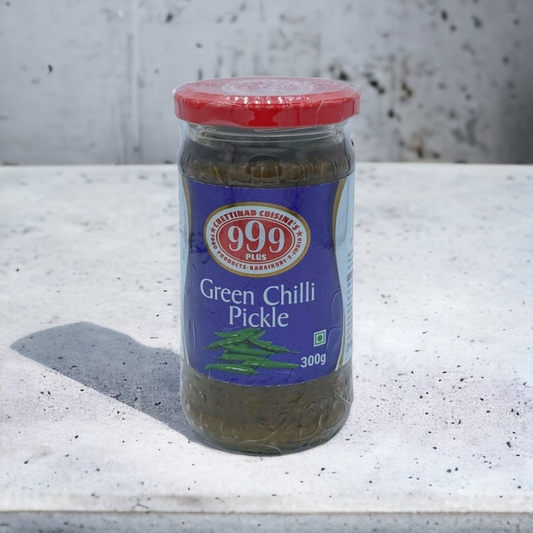 999 Green Chilli Pickle 300gm