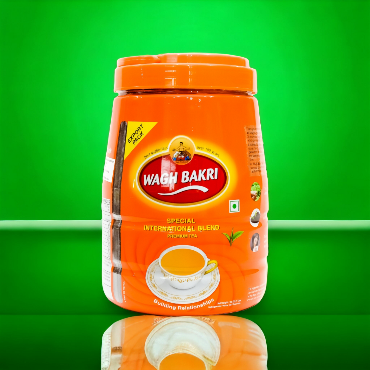 Wagh Bakri Tea 1kg Jar