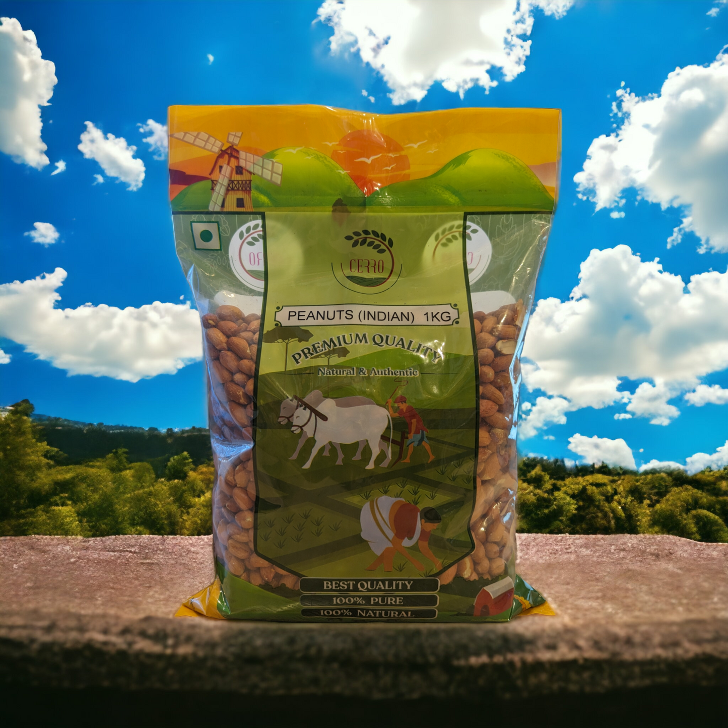 Cerro Raw Peanuts (Indian) 1kg