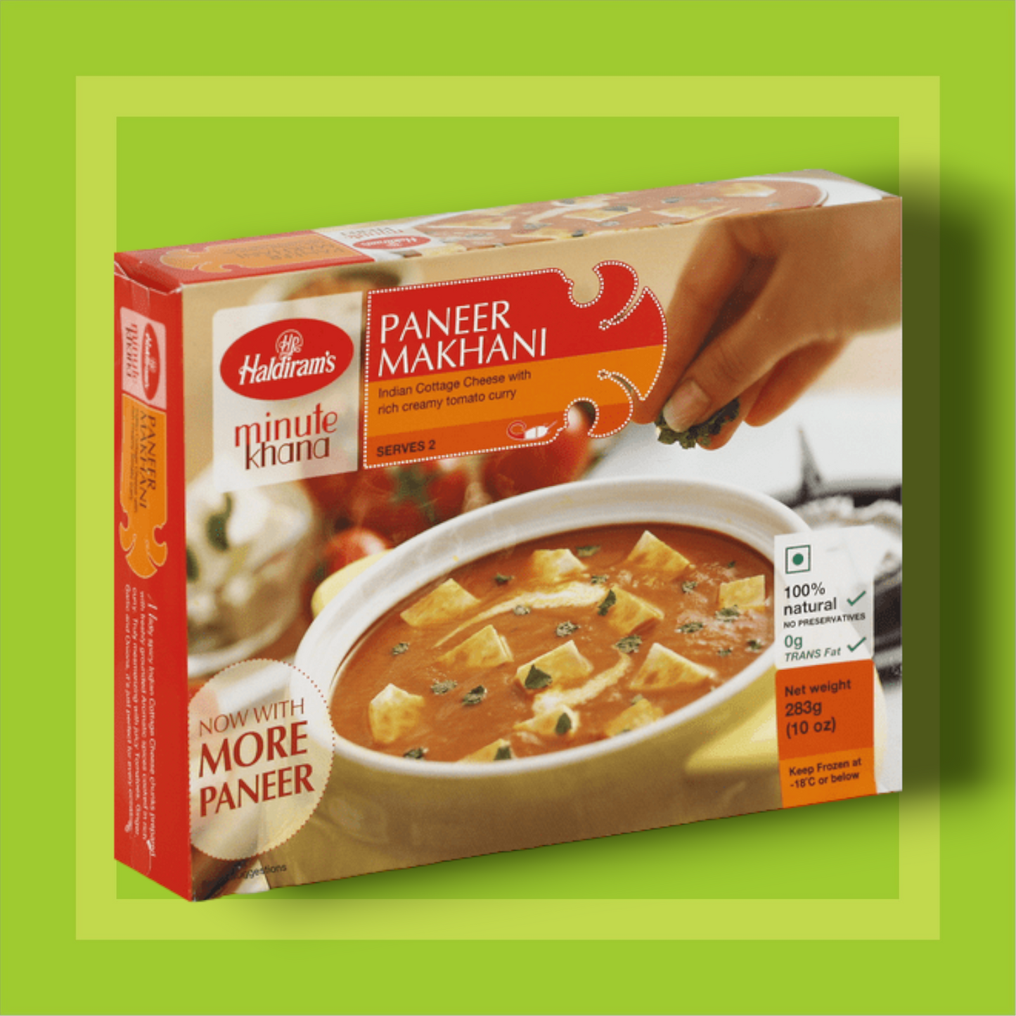 Haldiram Frozen Paneer Makhani (Vegan) 283gm