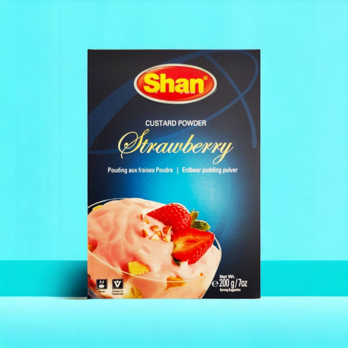 Shan Stawberry Custard Mix 200gm