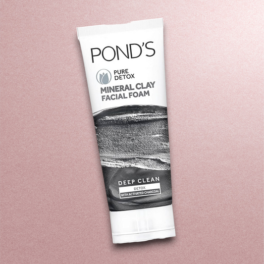 Ponds Pure Detox Mineral Clay Facial Foam 90gm