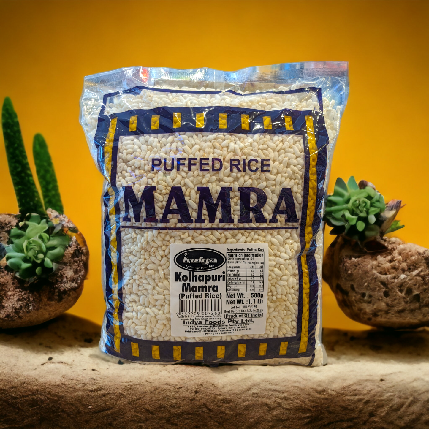 Indya Kohlapuri Puffed Rice 500gm