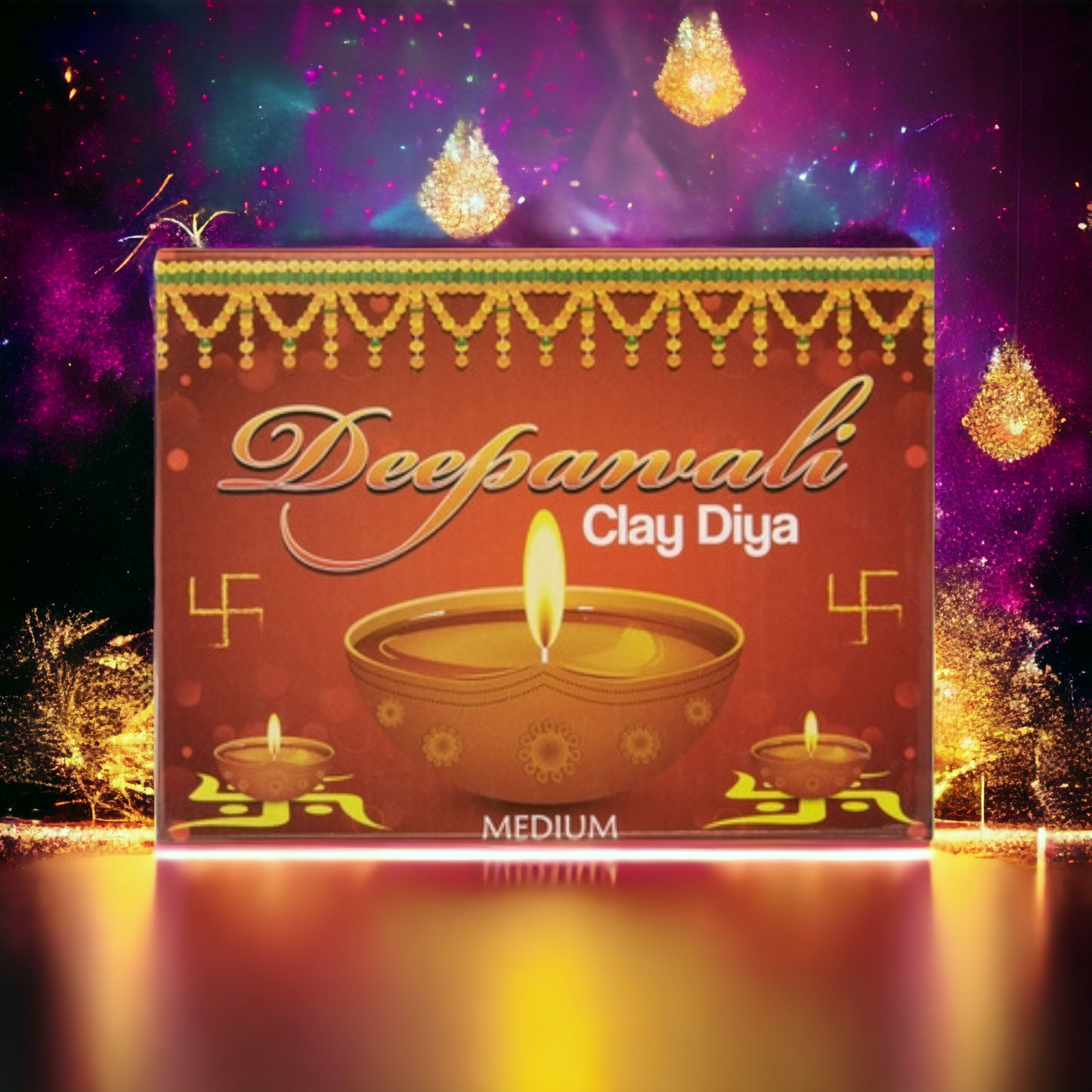 Deepawali Clay Diya (Medium) 10pcs.