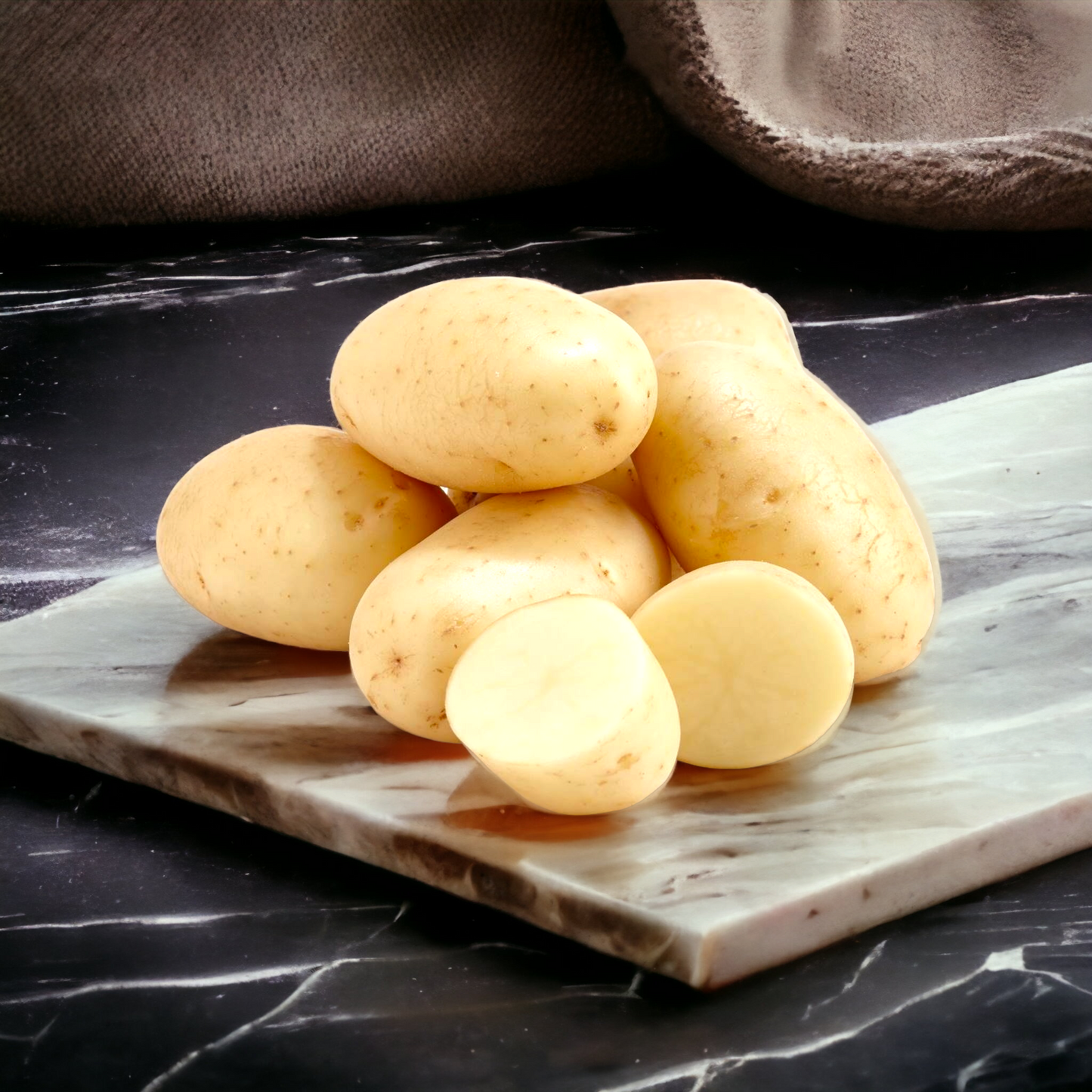 Fresh Washed Potatoes