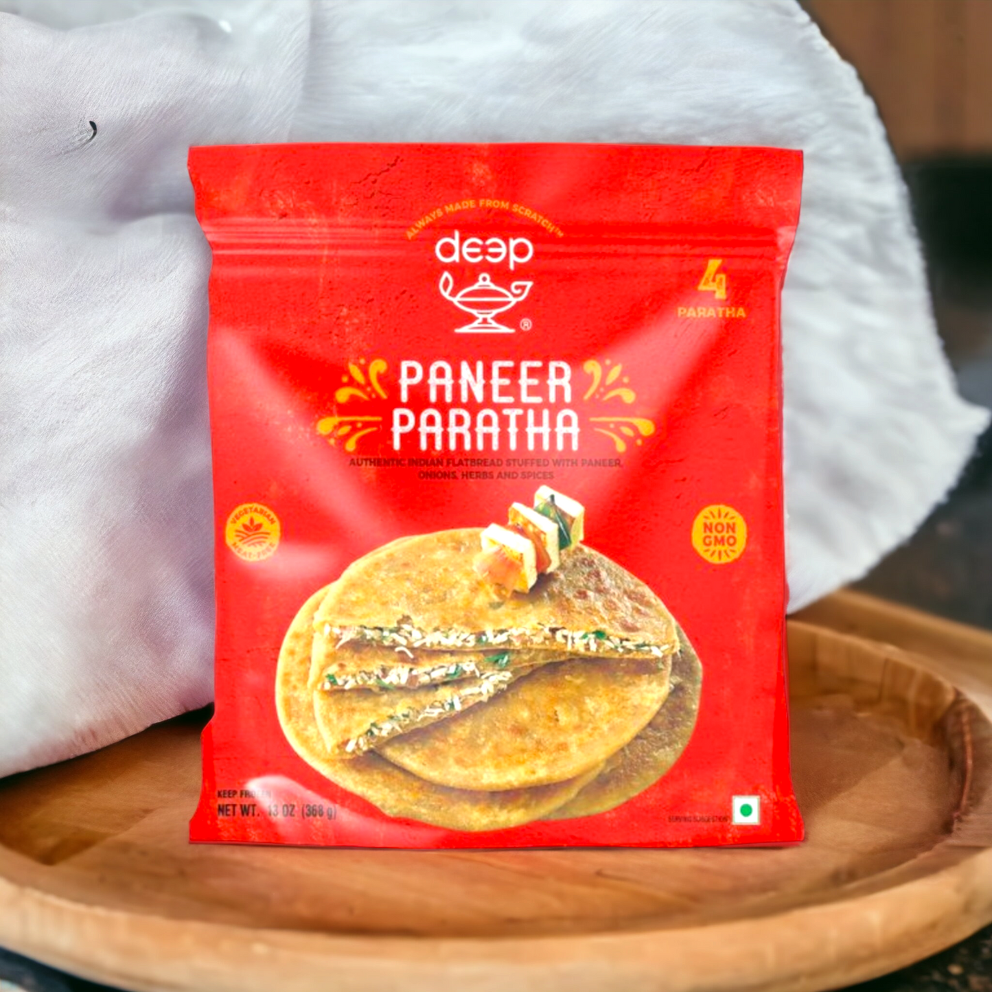 Deep Paneer Parantha 4pcs