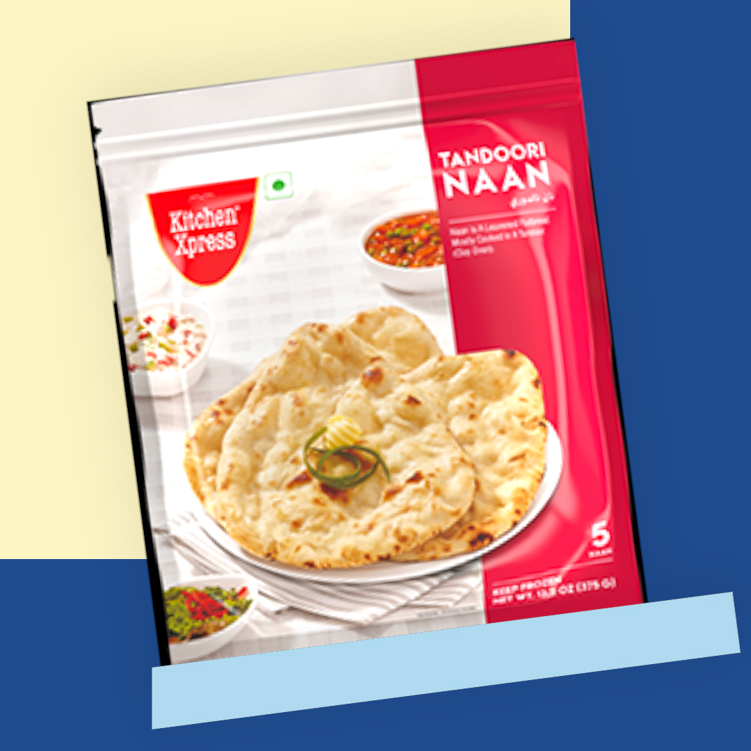 Kitchen Express Tandoori Naan [frozen] 4pcs