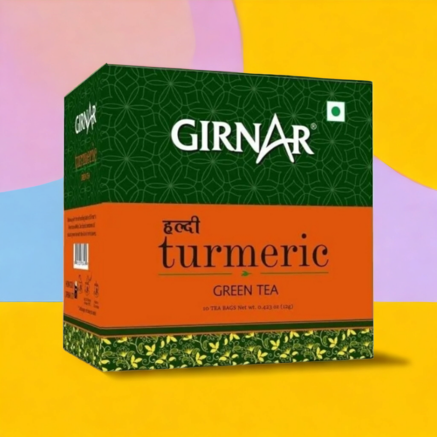 Girnar Turmeric Green Tea 10 Tea Bags