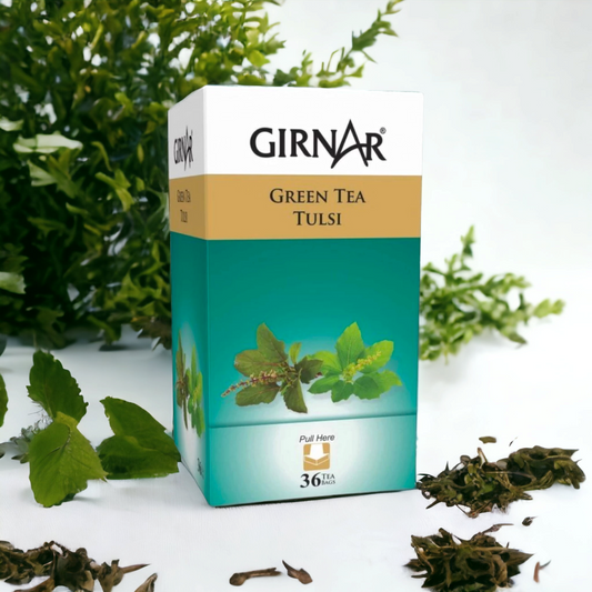 Girnar Green Tea with Tulsi 36 Teabags