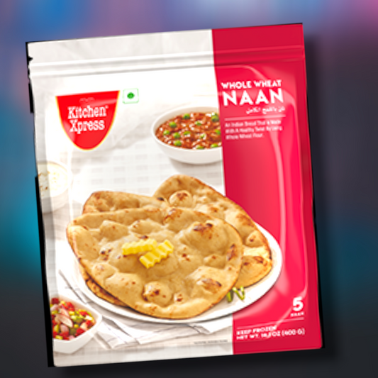 Kitchen Express Whole-wheat Naan 4pcs.