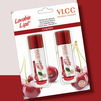 VLCC Strawberry Lip Balm (1+1)