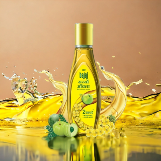 Bajaj Sarson (Mustard) Amla Oil 160ml