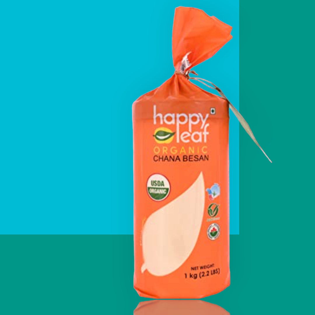 Happy Leaf Organic Channa Besan (Chickpea Flour) 1kg