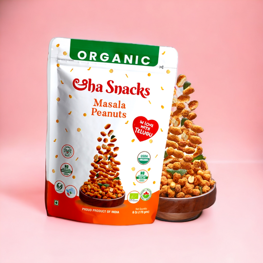 Aaha Organic Masala Peanuts 170gm