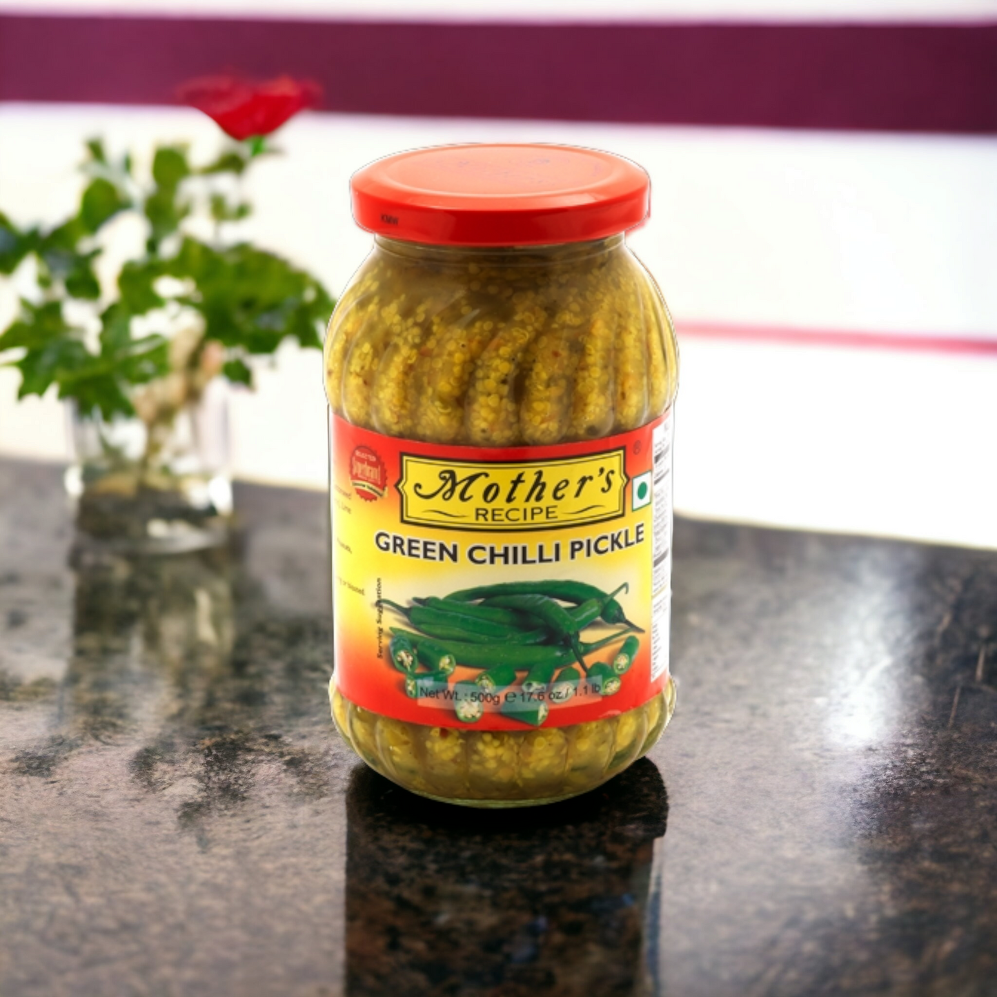 Mother’s Recipe Green Chilli Pickle 500gm