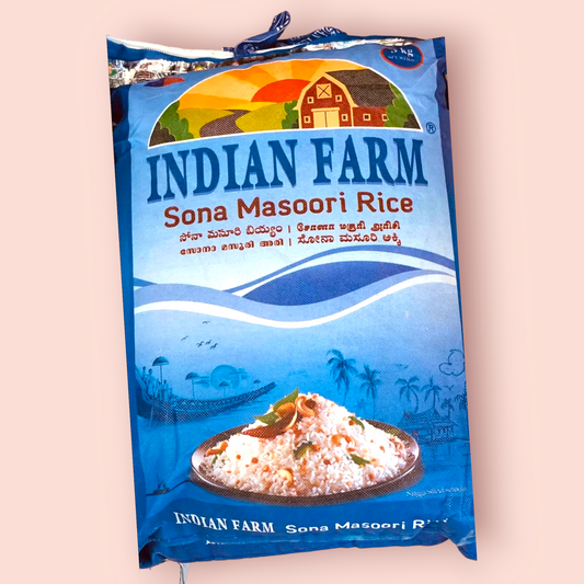 Indian Farm Sona Masoori Rice 5kg