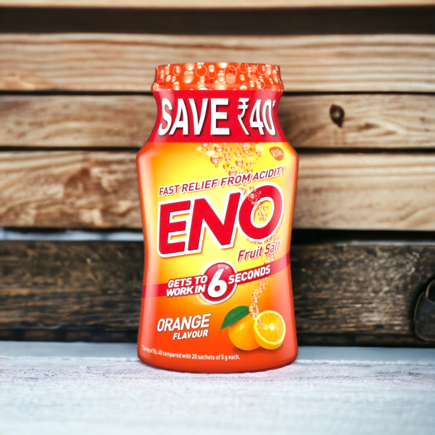 ENO Fruit Salt Orange 100g