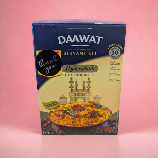 Daawat Hyderabadi Biryani Kit 327gm