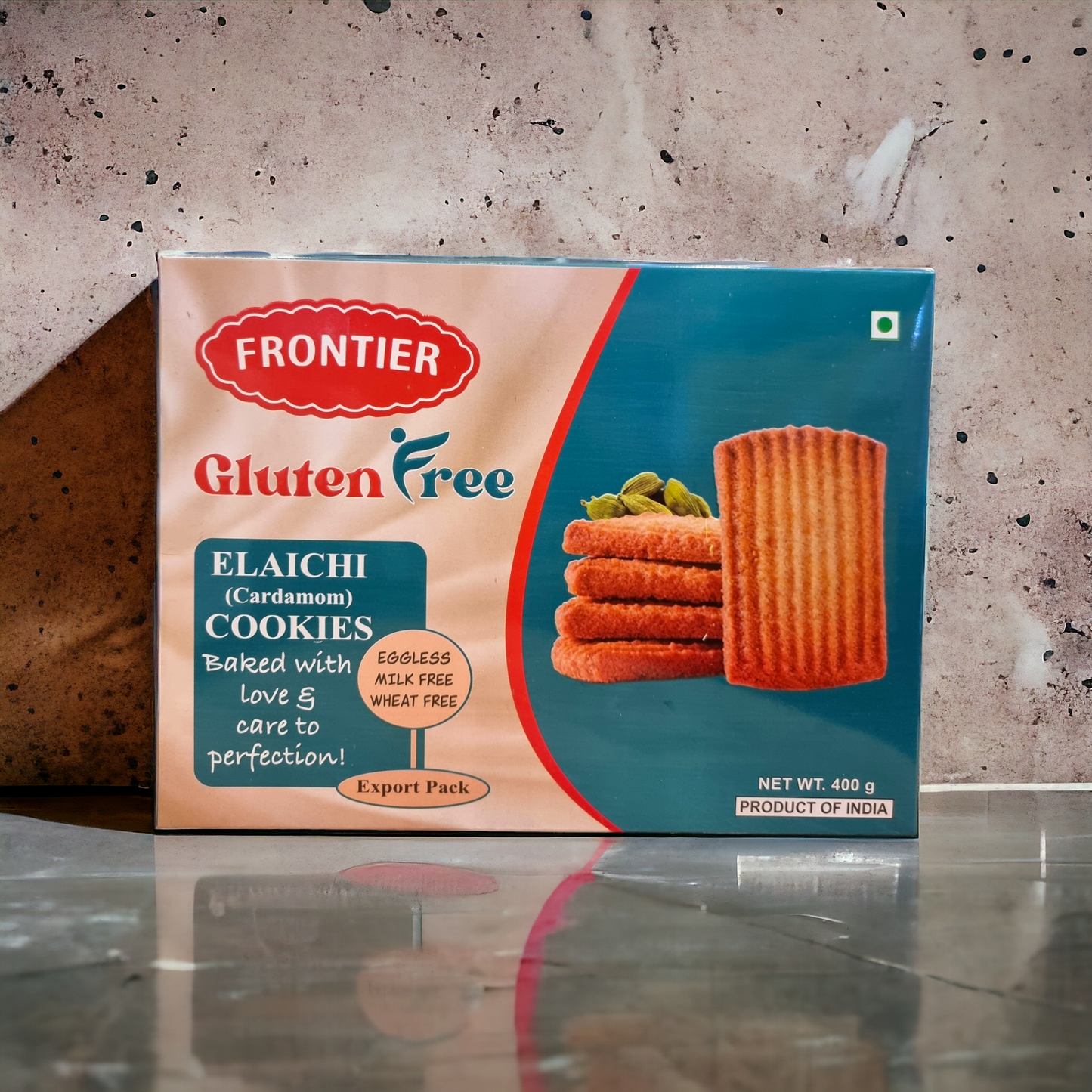 Frontier Gluten Free Elaichi (Cardamom) Biscuits 400gm