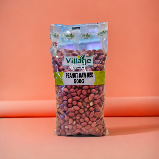 Village Raw Red Peanuts 500g