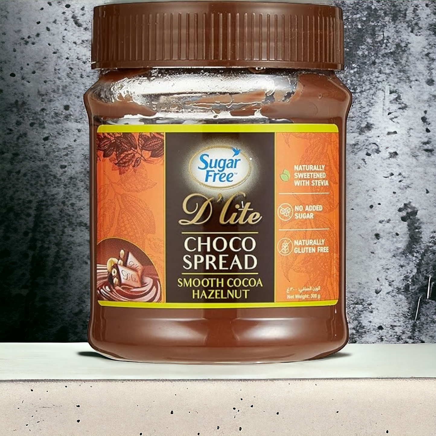 D'Lite Choco Spread (Smooth Cocoa Hazelnut) Sugar Free 300gm