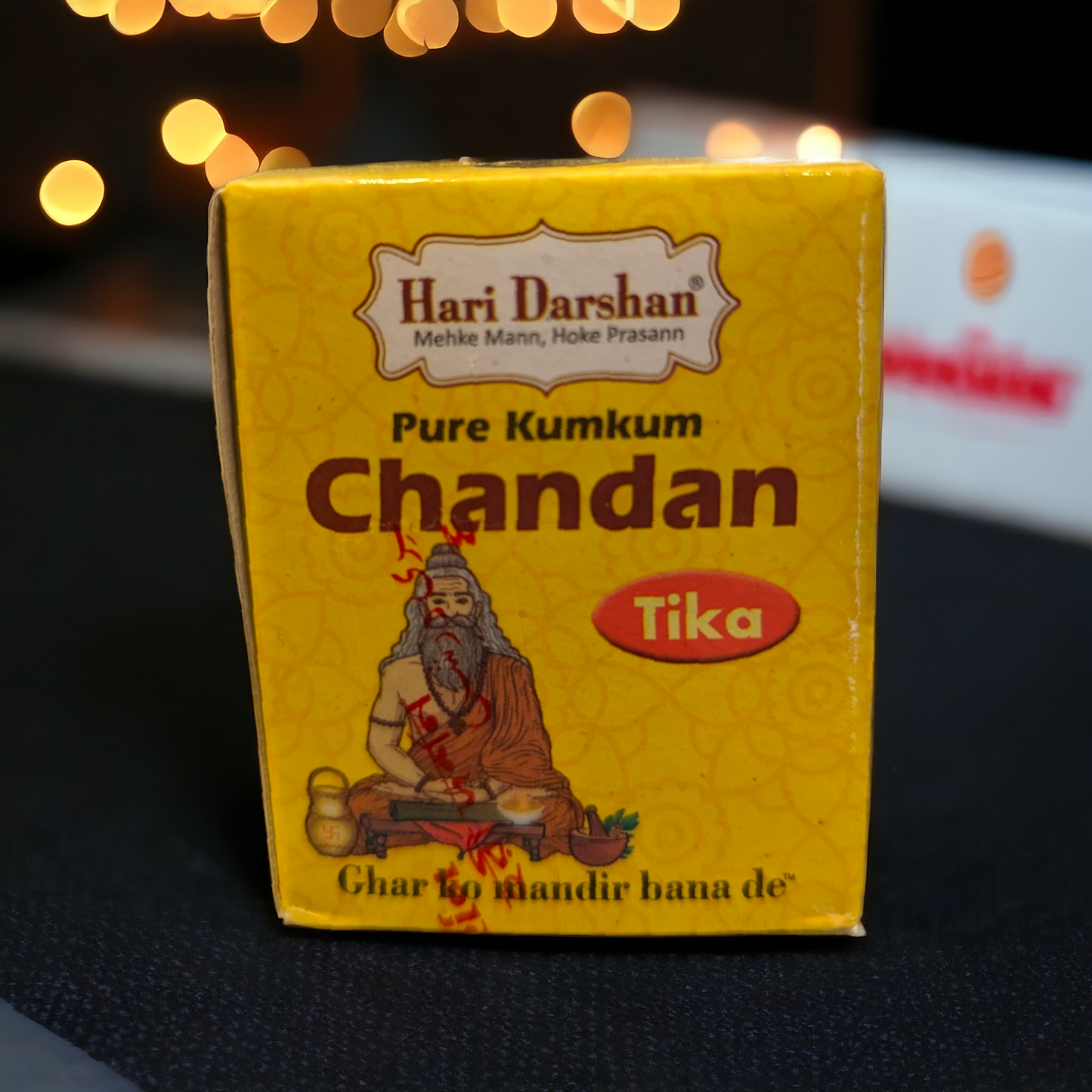 Haridarshan Pure Chandan (Sandalwood) Kumkum (Paste) Tika