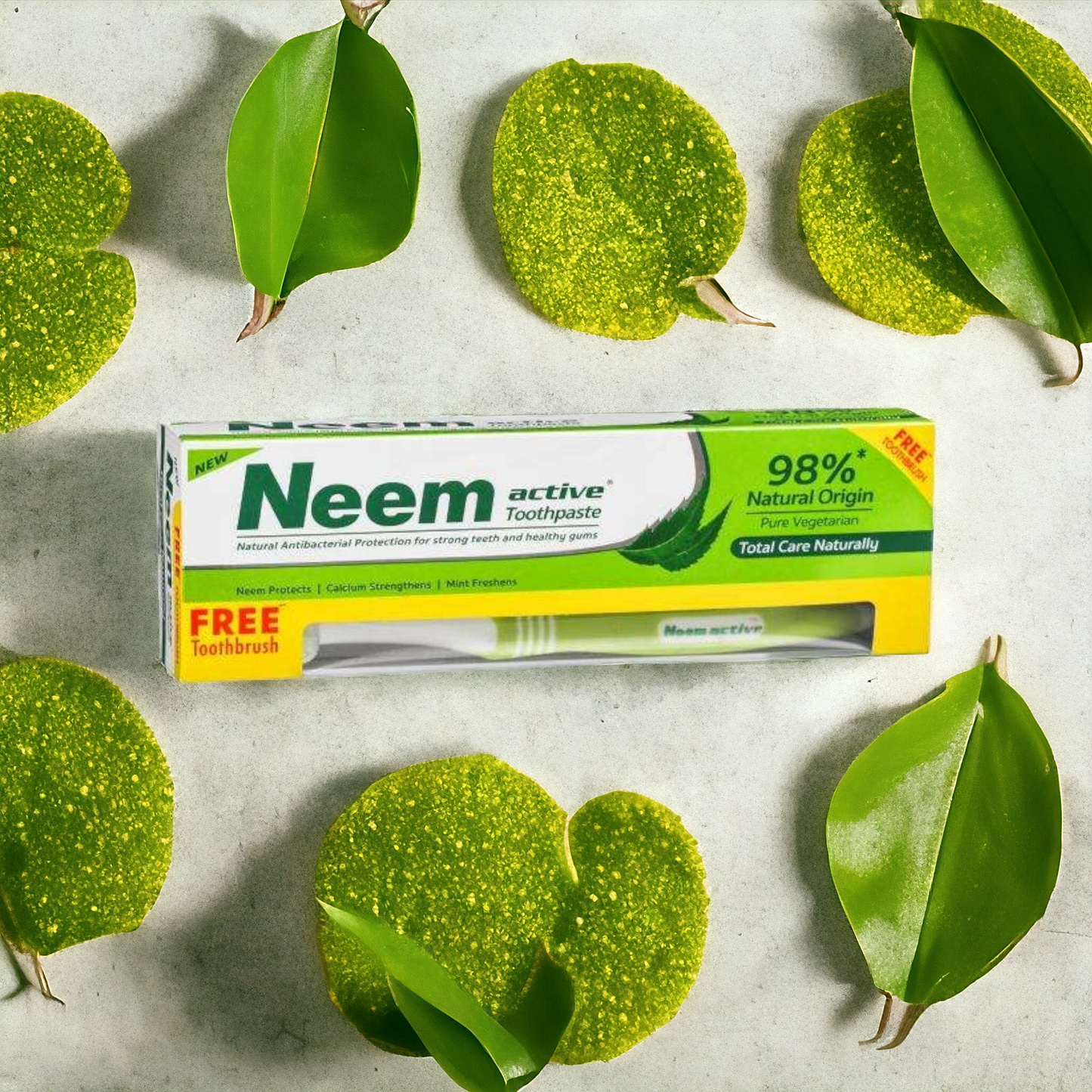 Neem Active Toothpaste 200gm with free Toothbrush