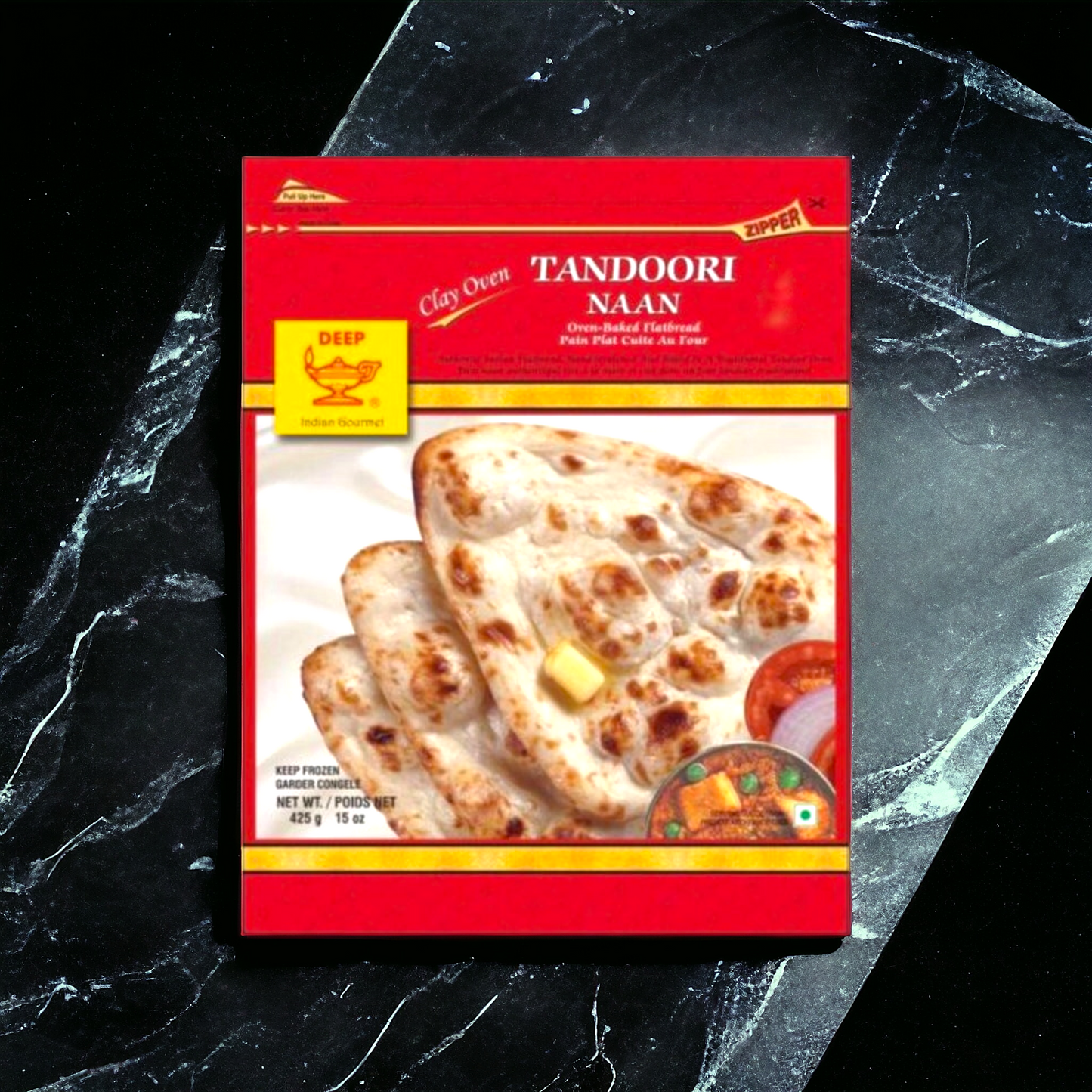 Deep Tandoori Naan 4pcs.