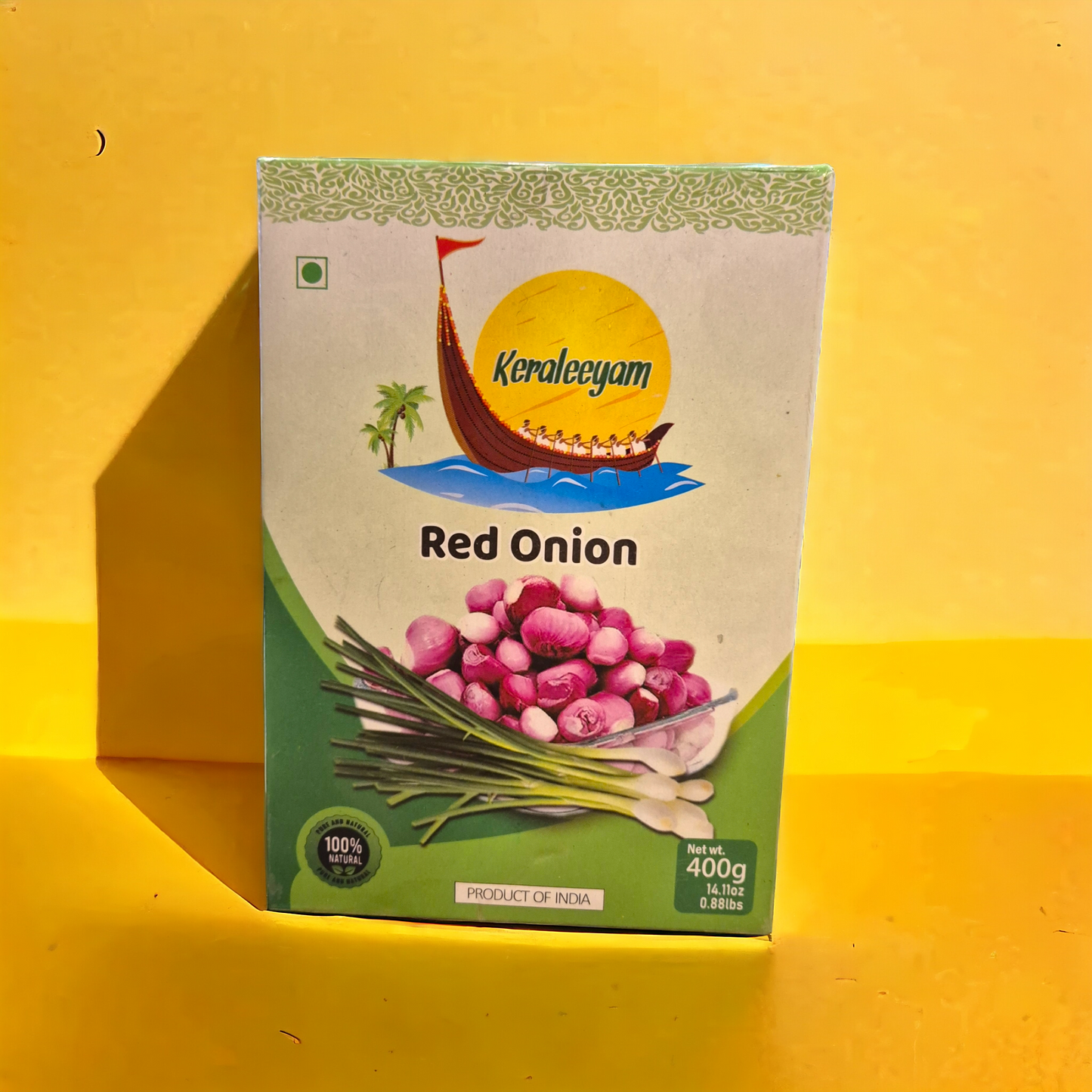 Keraleeyam Red Onion 400gm (frozen)