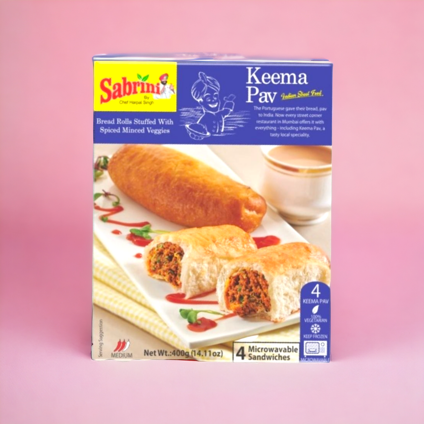 Sabrini Keema Pav 400gm