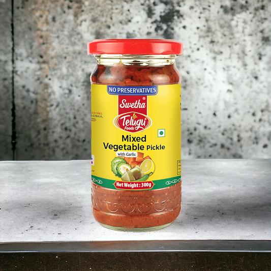 Telugu Mixed Vegetables Pickle 300gm