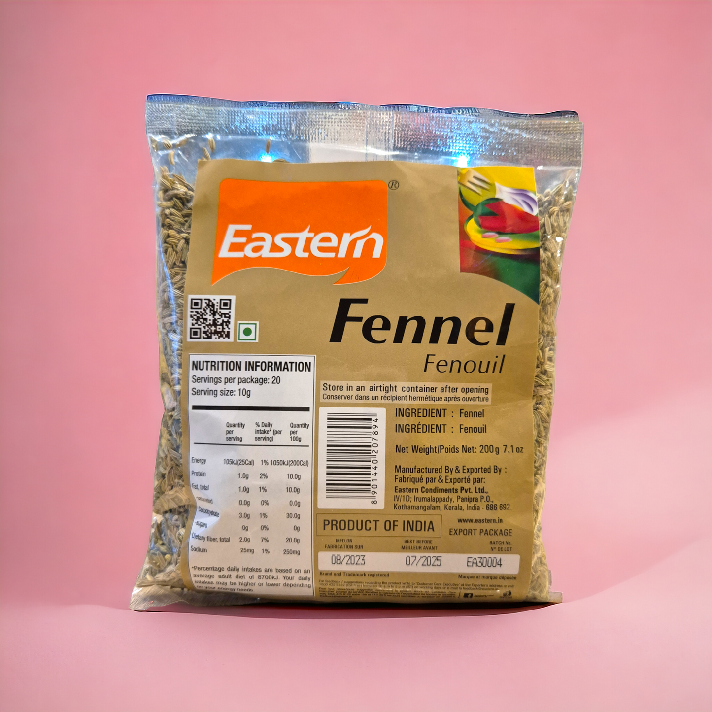 Eastern Fennel Seeds 200gm