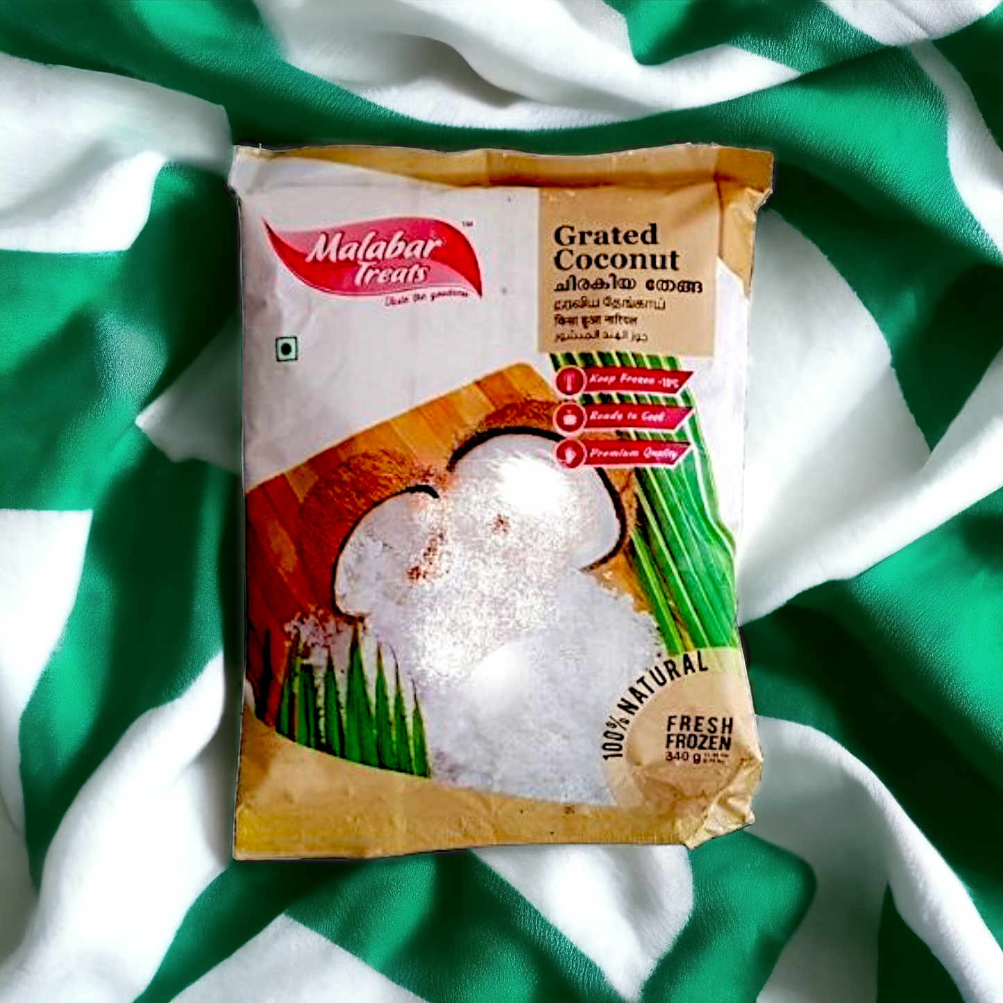 Malabar Treats Grated Coconut (frozen) 340gm