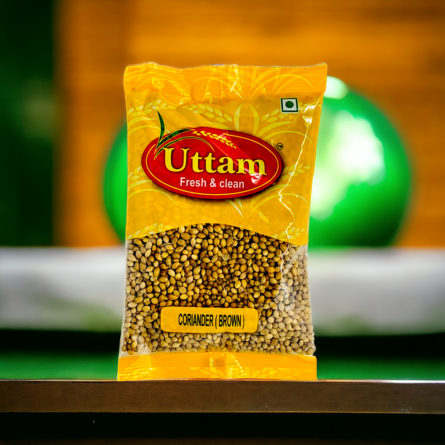 Uttam Coriander Seeds (Brown) 500gm