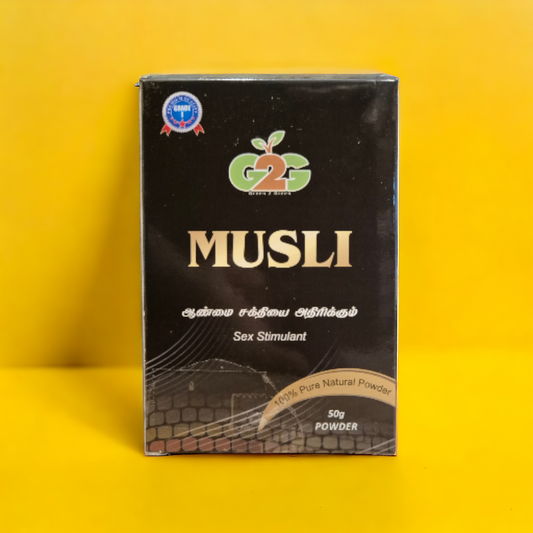 G2G Musli Pak (Safed Musli) Powder 50gm