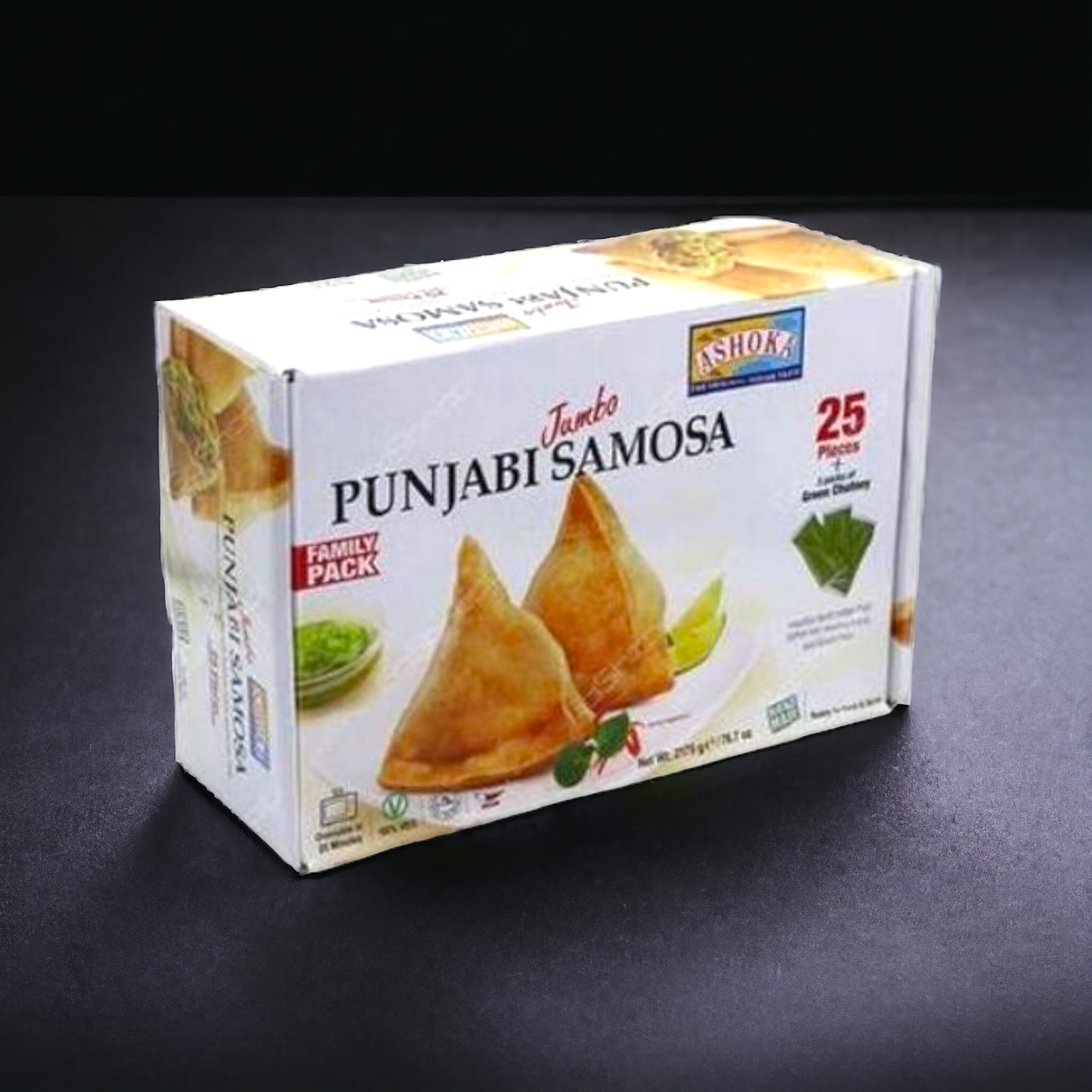 Ashoka Jumbo (Handmade) Punjabi Samosa [frozen] 25pcs.