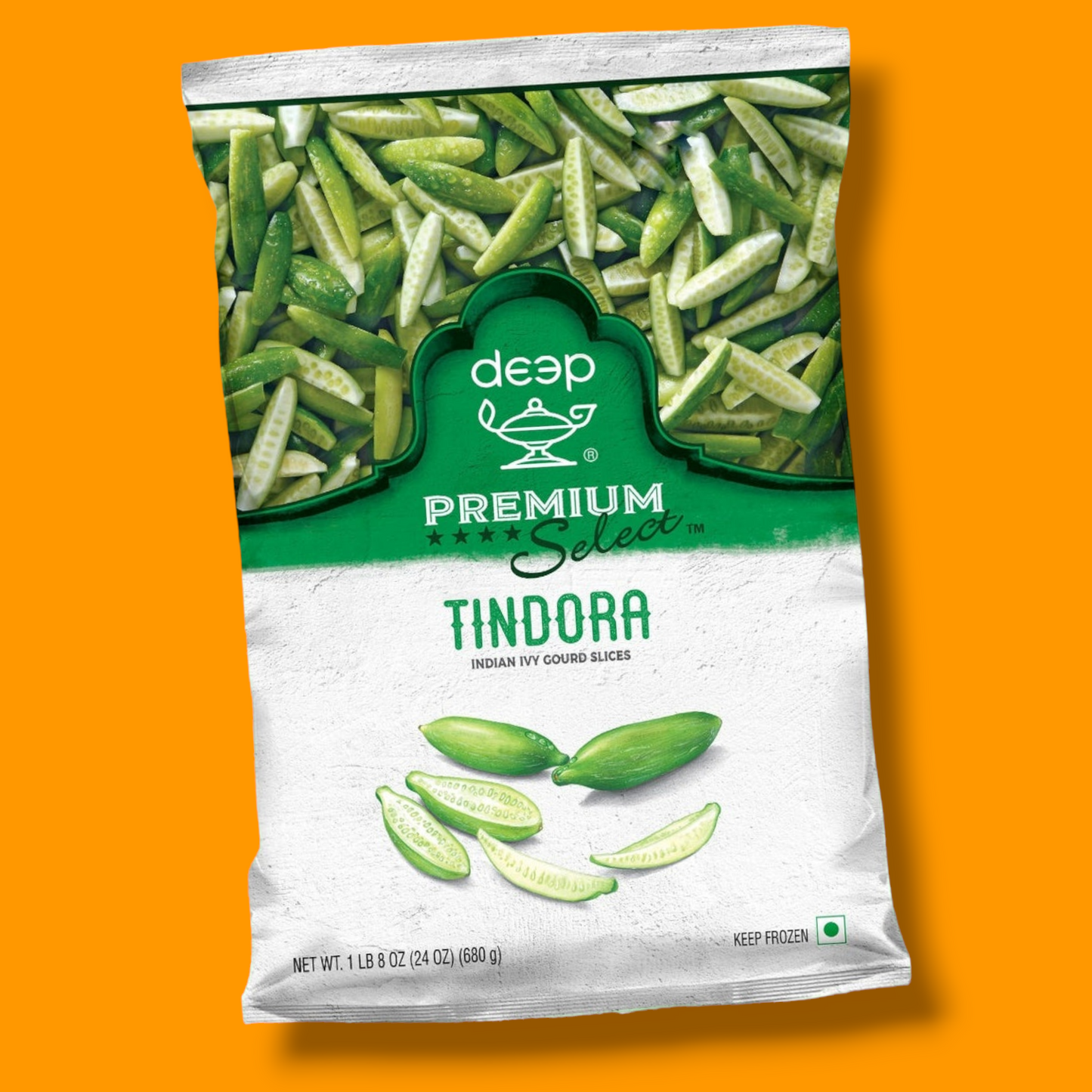 Deep Tindora Slices (Ivy Gourd) [frozen] 680gm