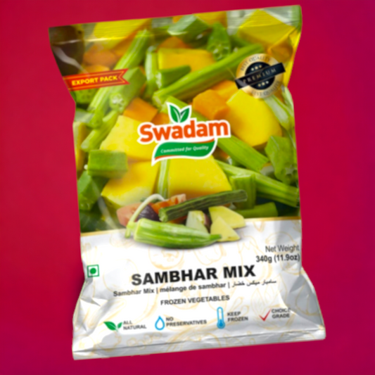 Swadam Sambhar Vegetables Mix (Frozen) 340g