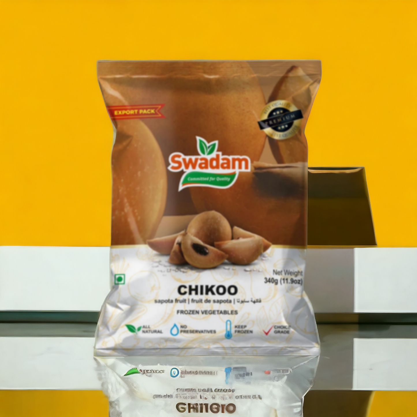 Swadam Chickoo (Sapota) Slices [chikoo] 340gm