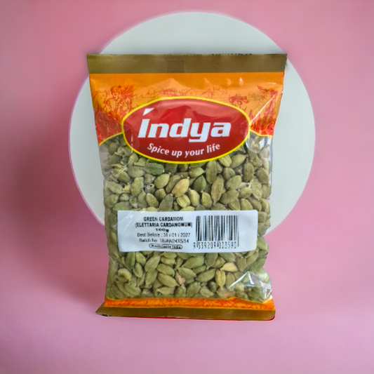 Indya Green Cardamom Pods 100gm