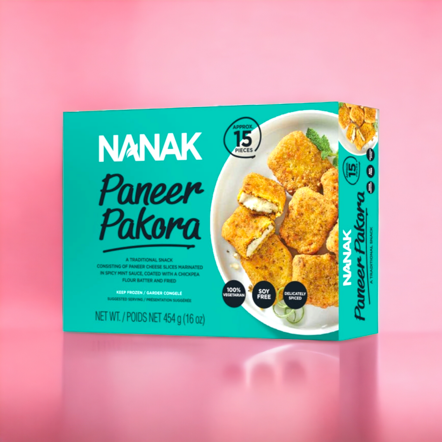 Nanak Paneer Pakora [frozen] 454gm