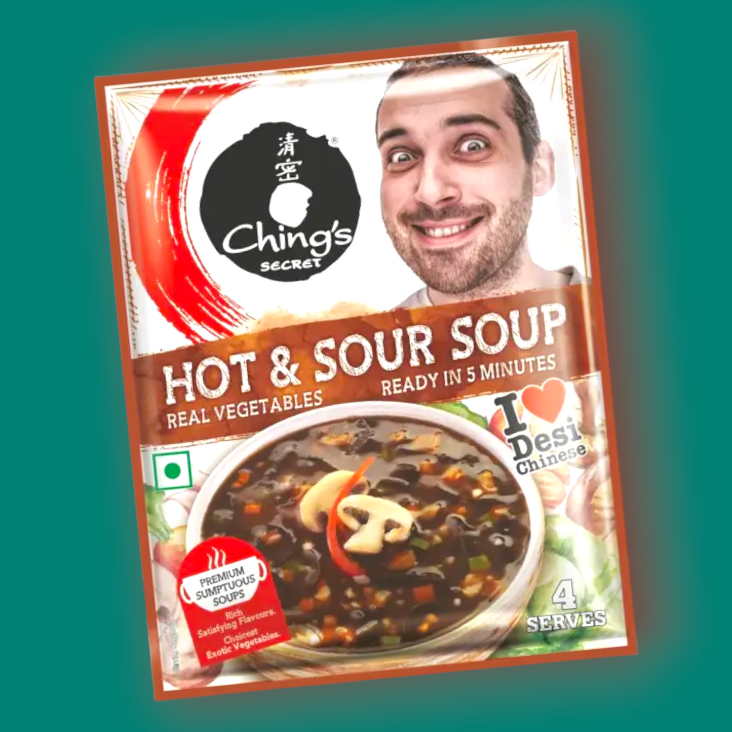 Ching's Hot & Sour Soup Mix 55gm Satchel